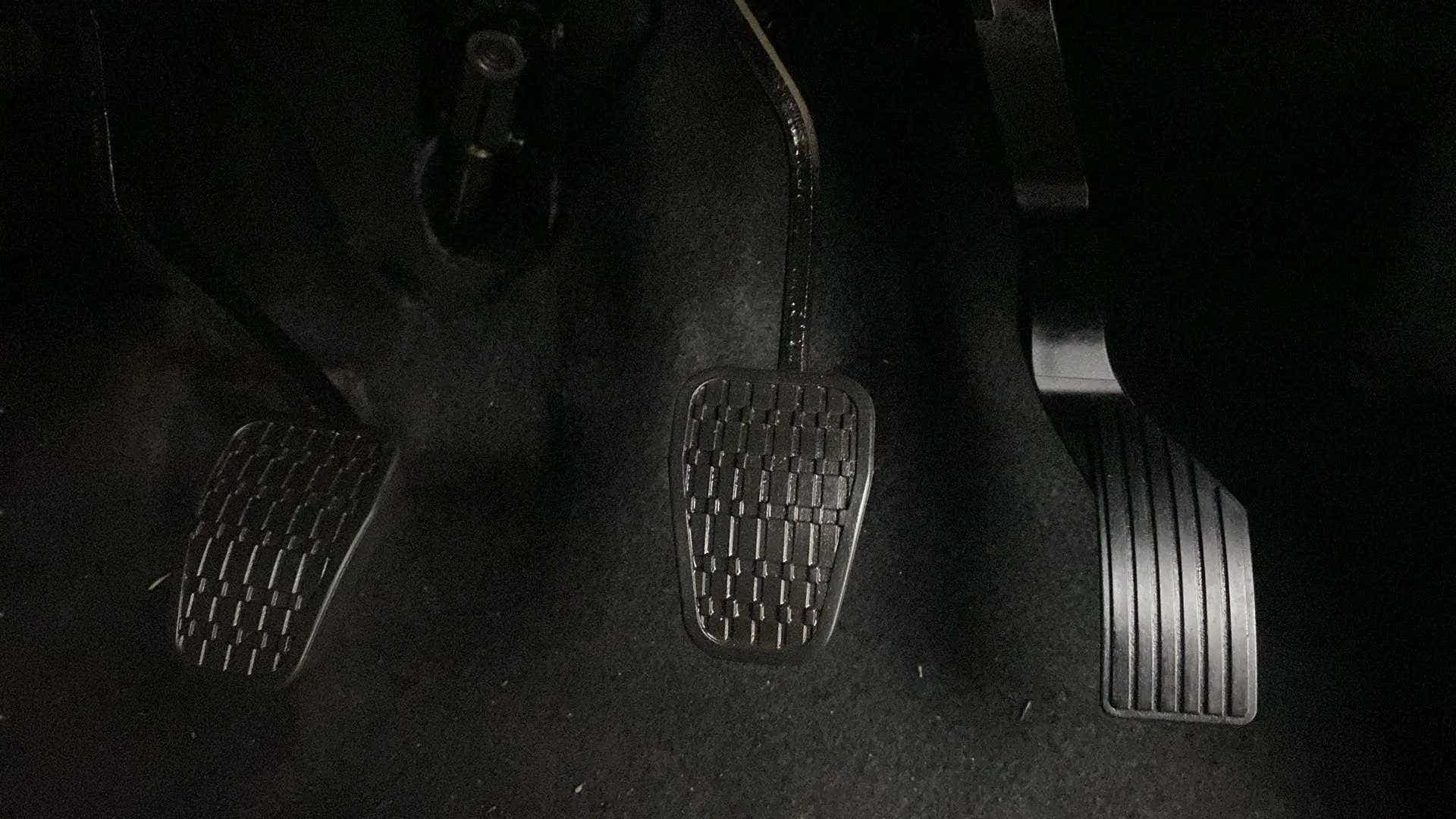 Foot pedals of a Tata Nexon