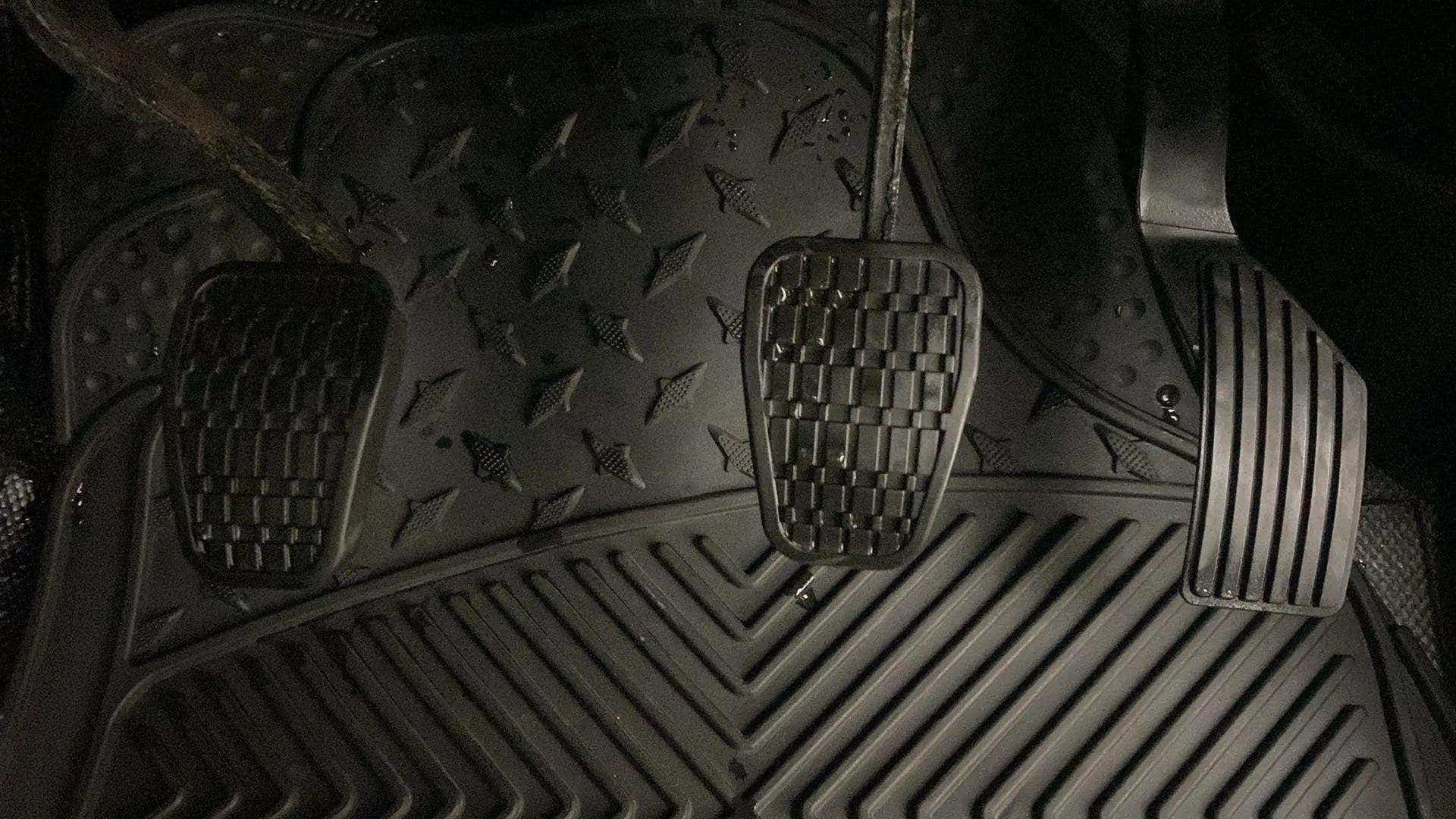 Foot pedals close-up of a Tata Nexon 2017-2023