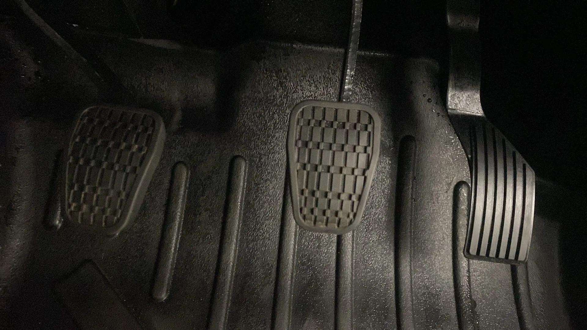 Foot pedals of a Tata Nexon