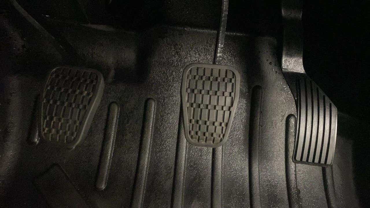 Foot pedals of a Tata Nexon