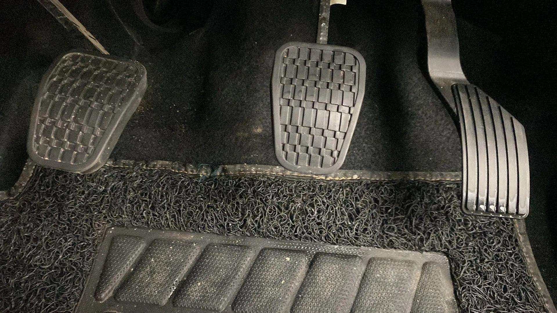 Pedal area of a Tata Nexon 2017-2023