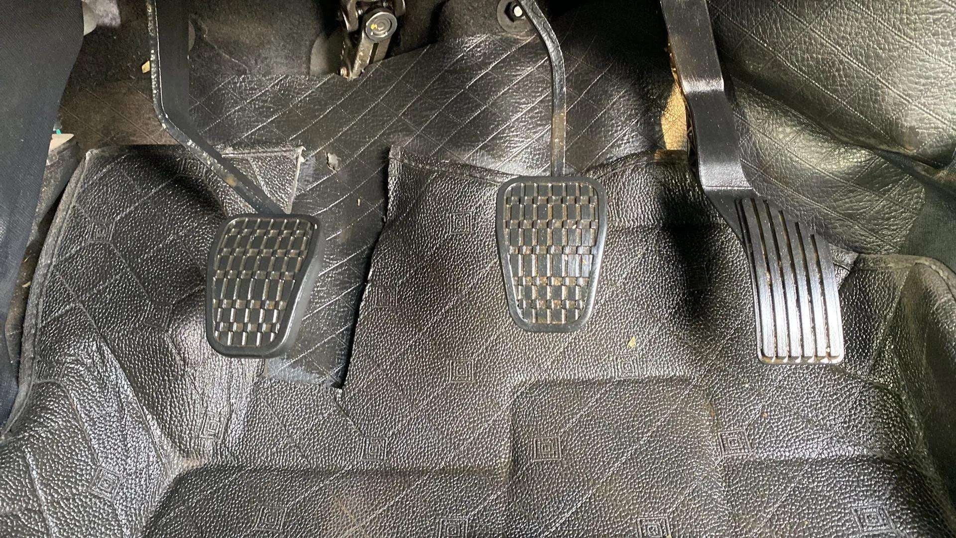 Footwell pedal area of a Tata Nexon 2017-2023