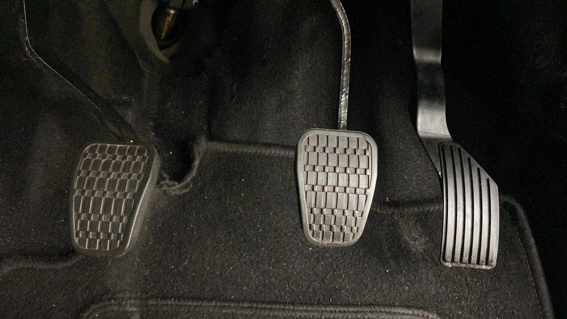 Pedal area of a Tata Nexon 2017-2023