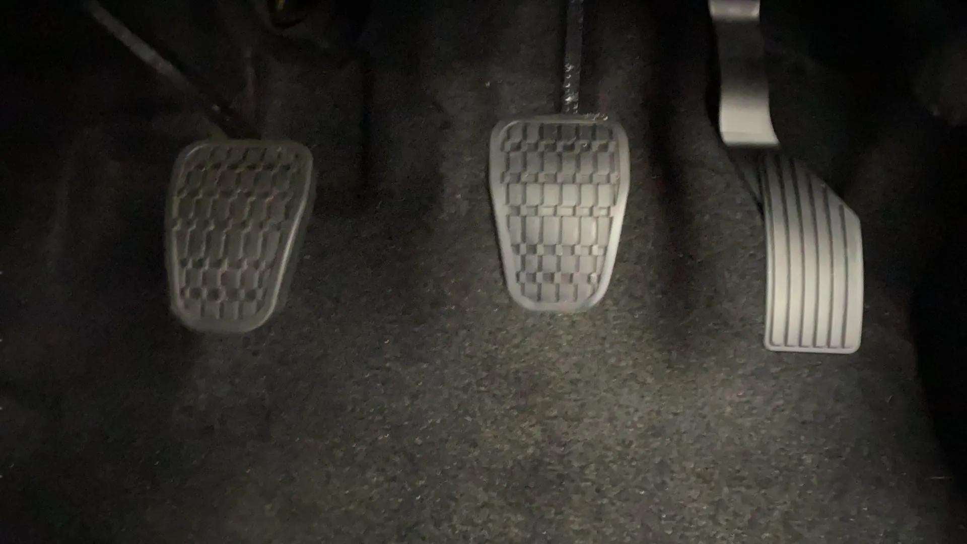Pedals view of a Tata Nexon