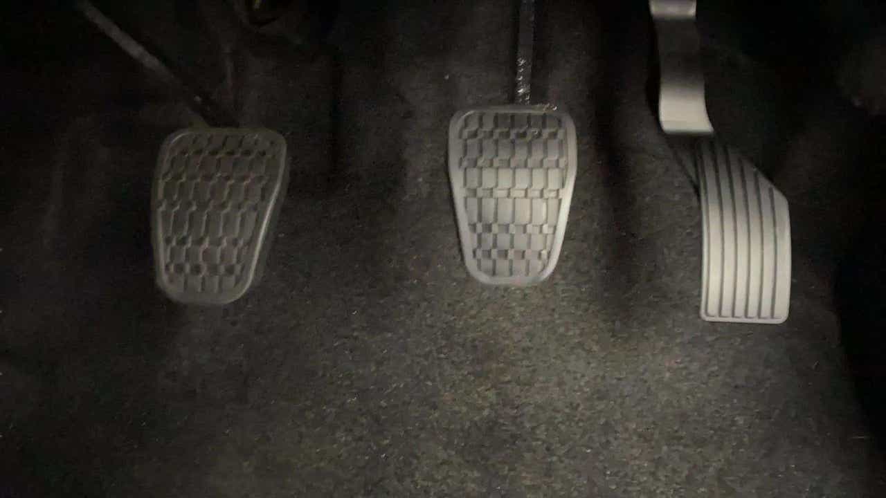 Pedals view of a Tata Nexon