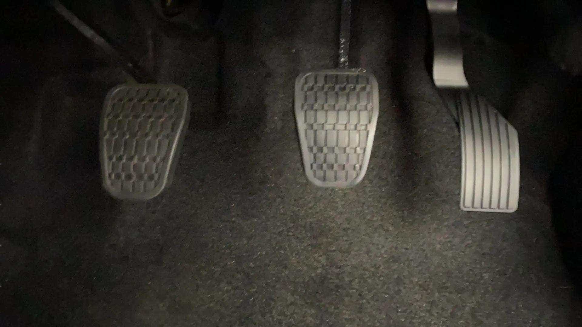 Pedals view of a Tata Nexon