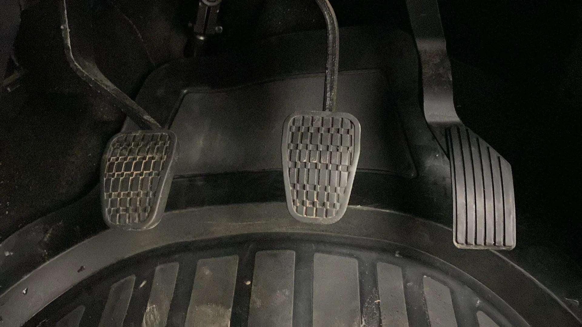 Foot pedal area of a Tata Nexon 2017-2023