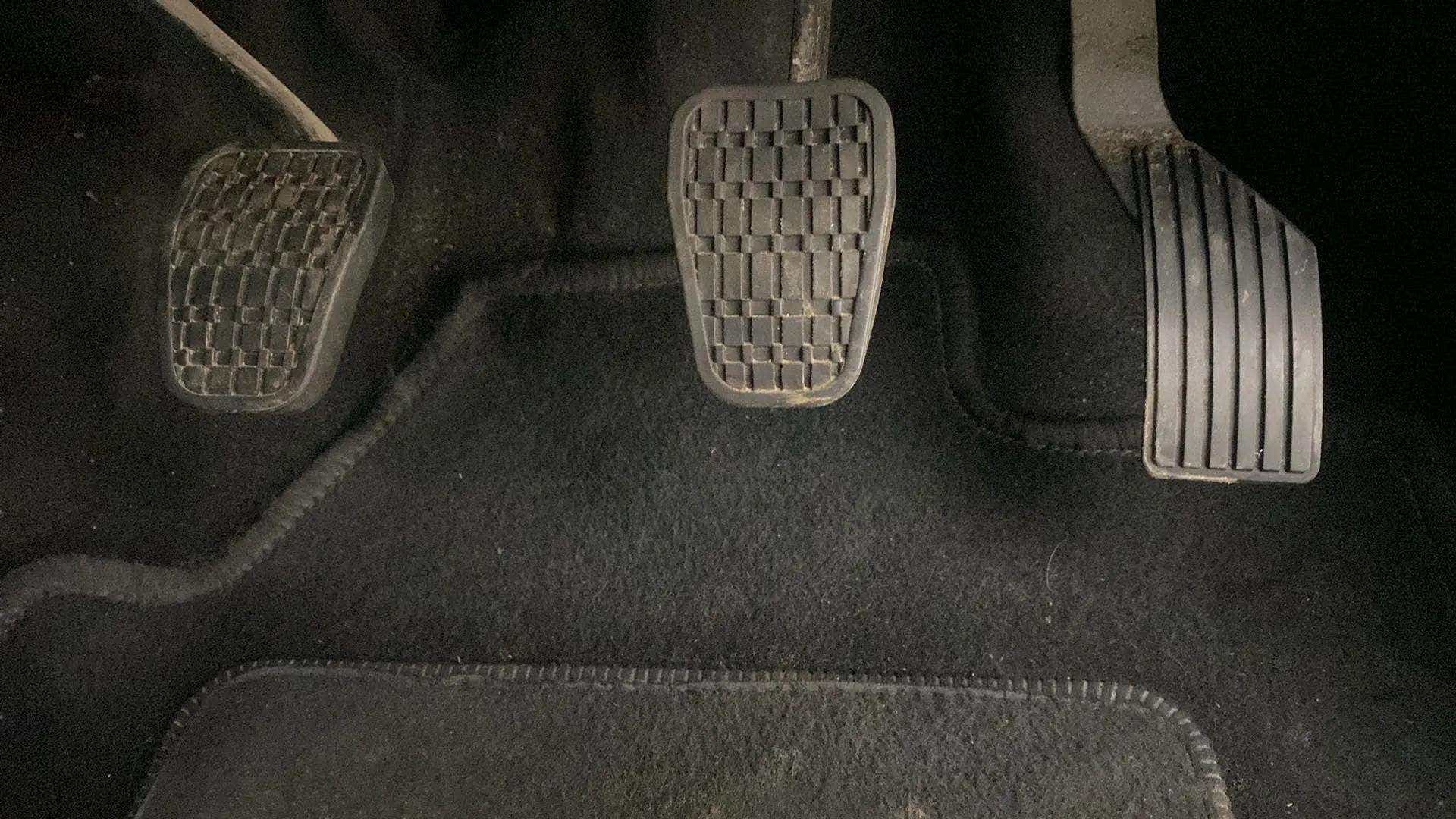 Foot pedal area of a Tata Nexon 2017-2023