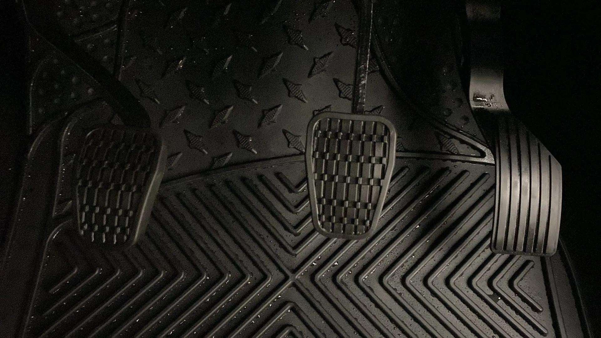 Foot pedals and mat area of a Tata Nexon 2017-2023