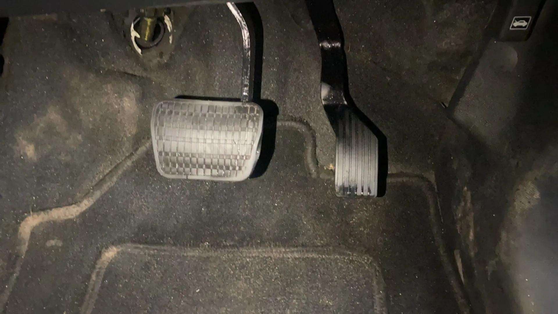 Pedal area of a Tata Nexon 2017-2023