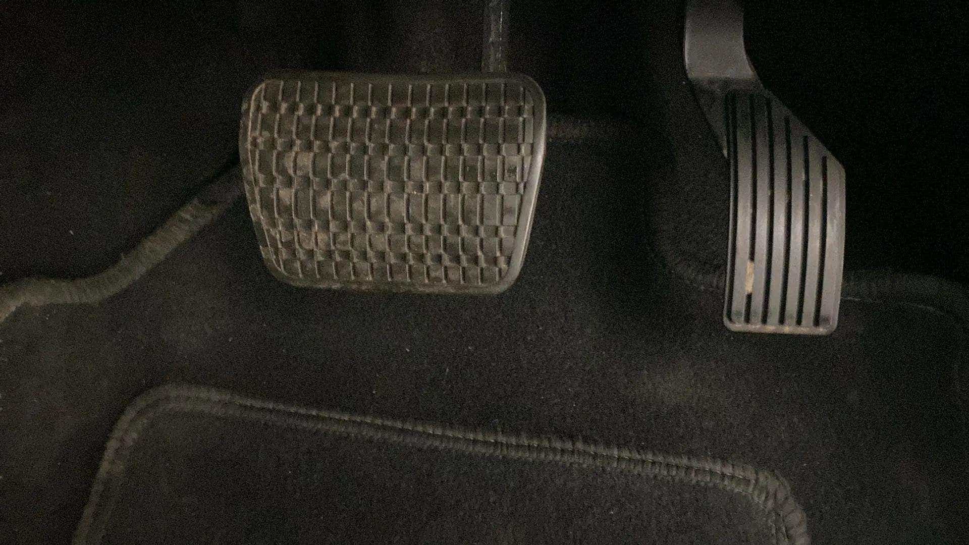 Foot pedal area of a Tata Nexon 2017-2023