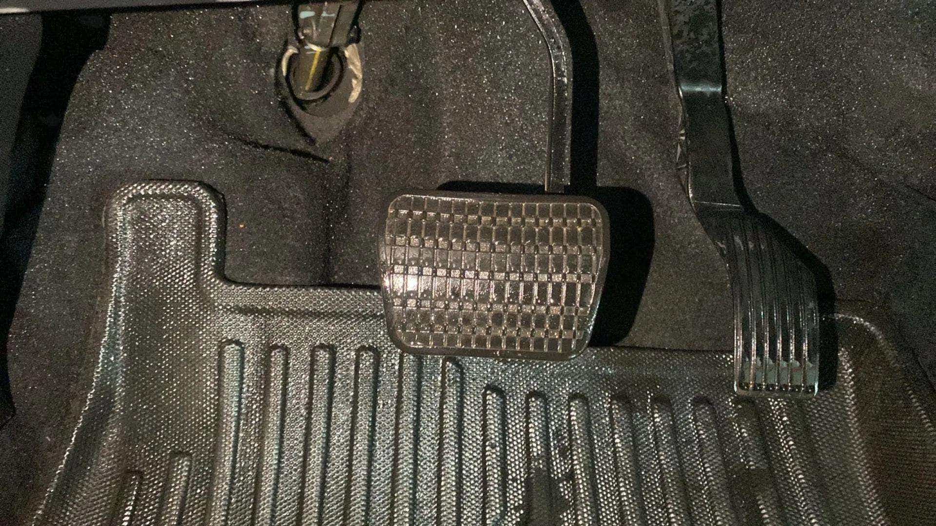 Pedal area of a Tata Nexon 2017-2023