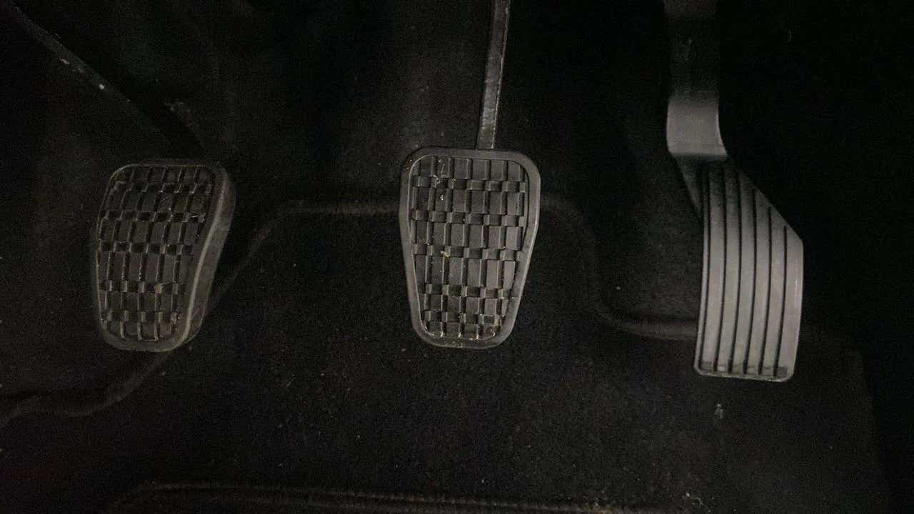 Foot pedals of a Tata Nexon 2017-2023