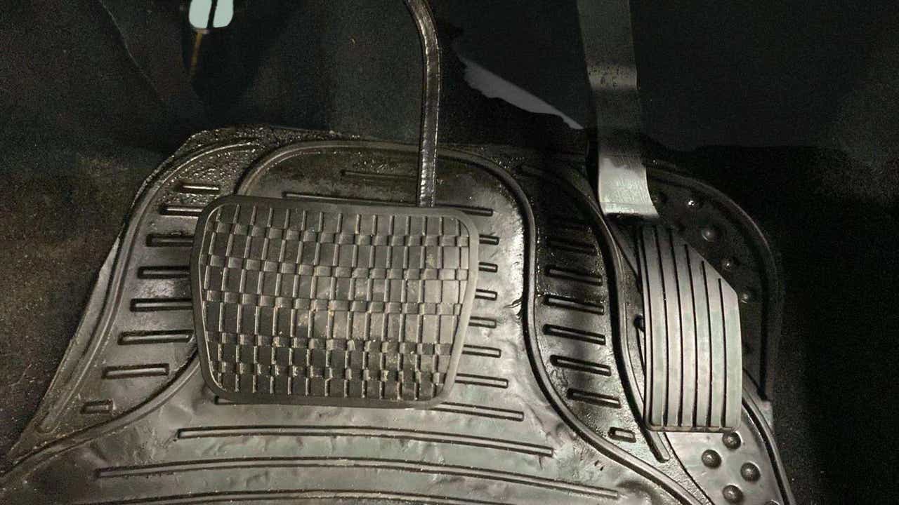 Pedal area of a Tata Nexon 2017-2023