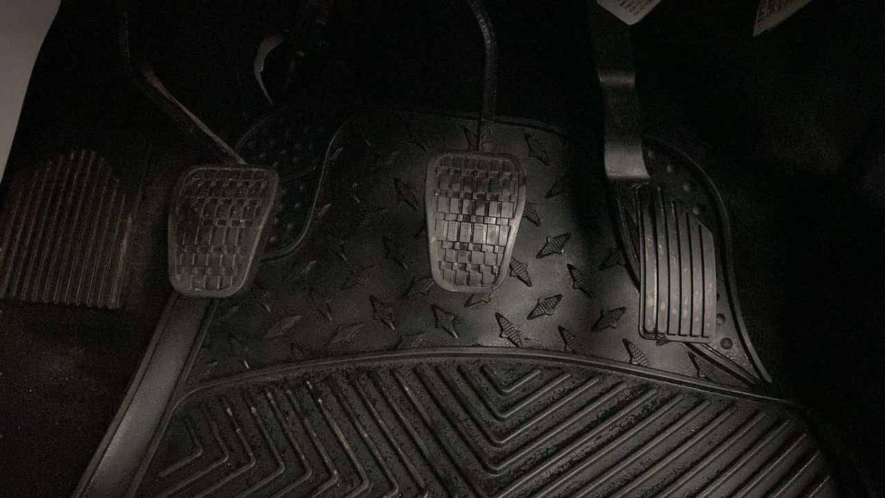 Pedal area of a Tata Nexon 2017-2023