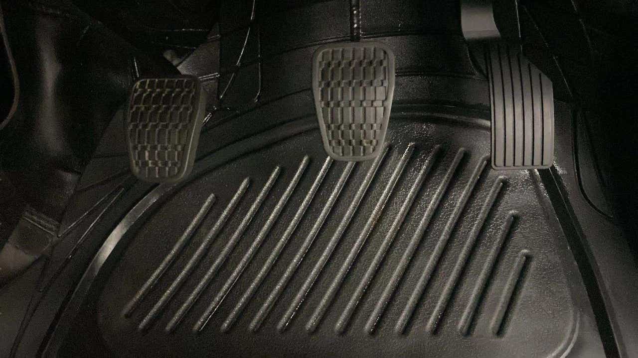 Pedal area of a Tata Nexon 2017-2023