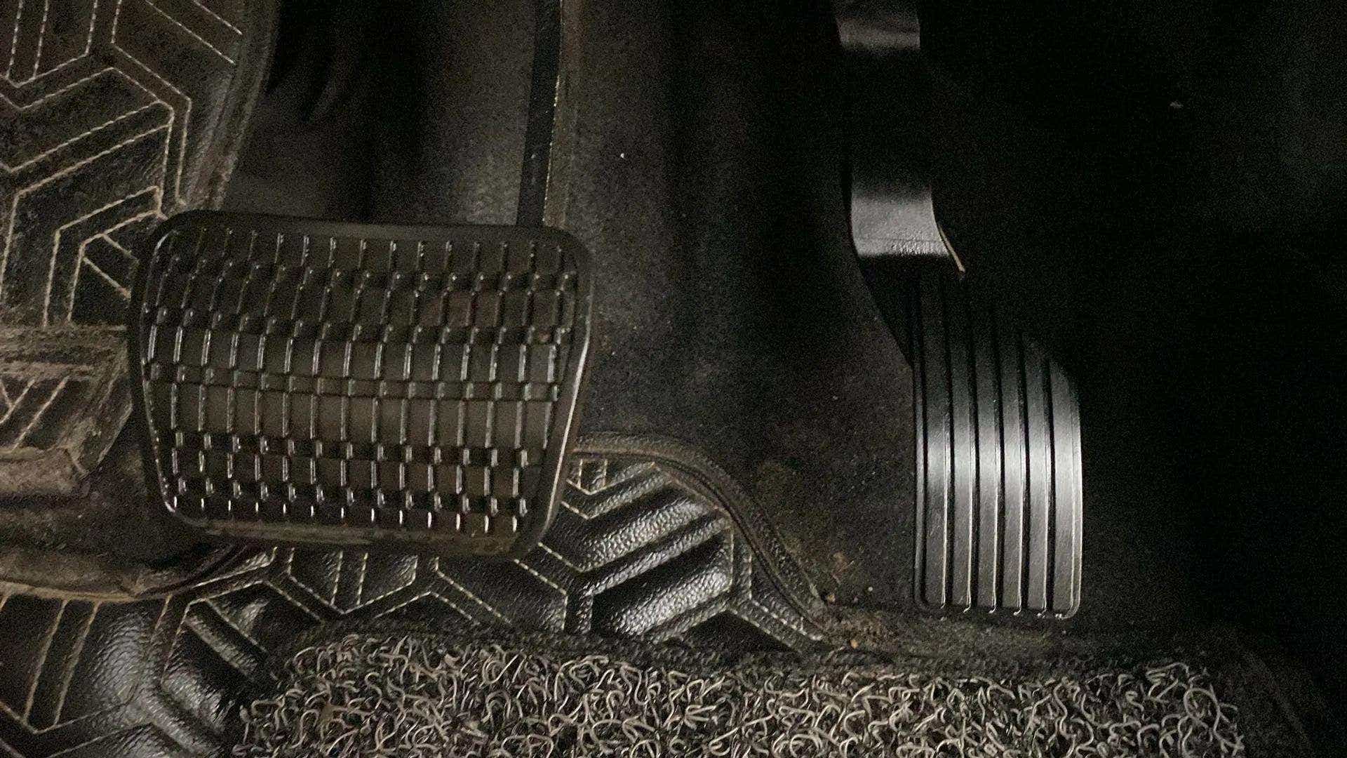 Foot pedals close-up of a Tata Nexon 2017-2023