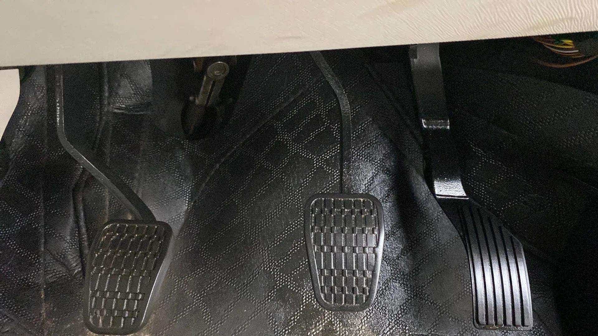 Foot pedals area of a Tata Nexon 2017-2023
