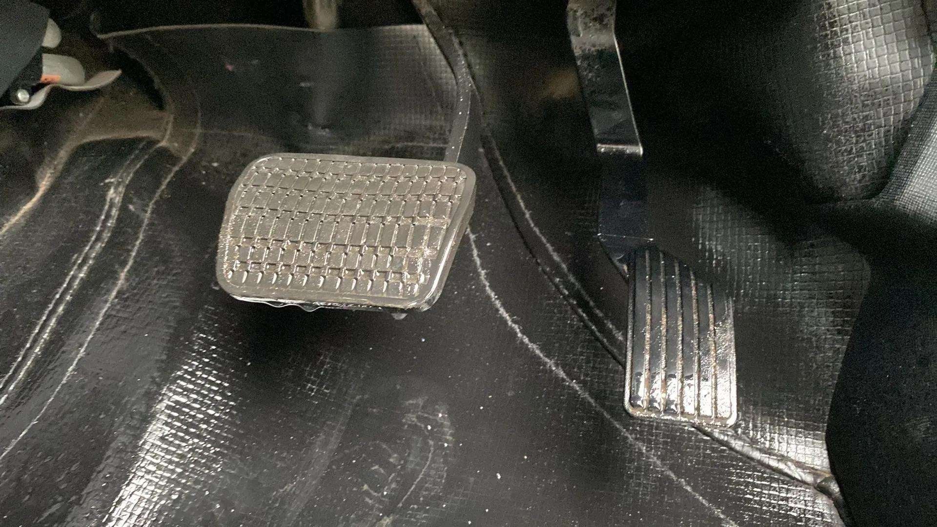 Footwell view of a Tata Nexon 2017-2023