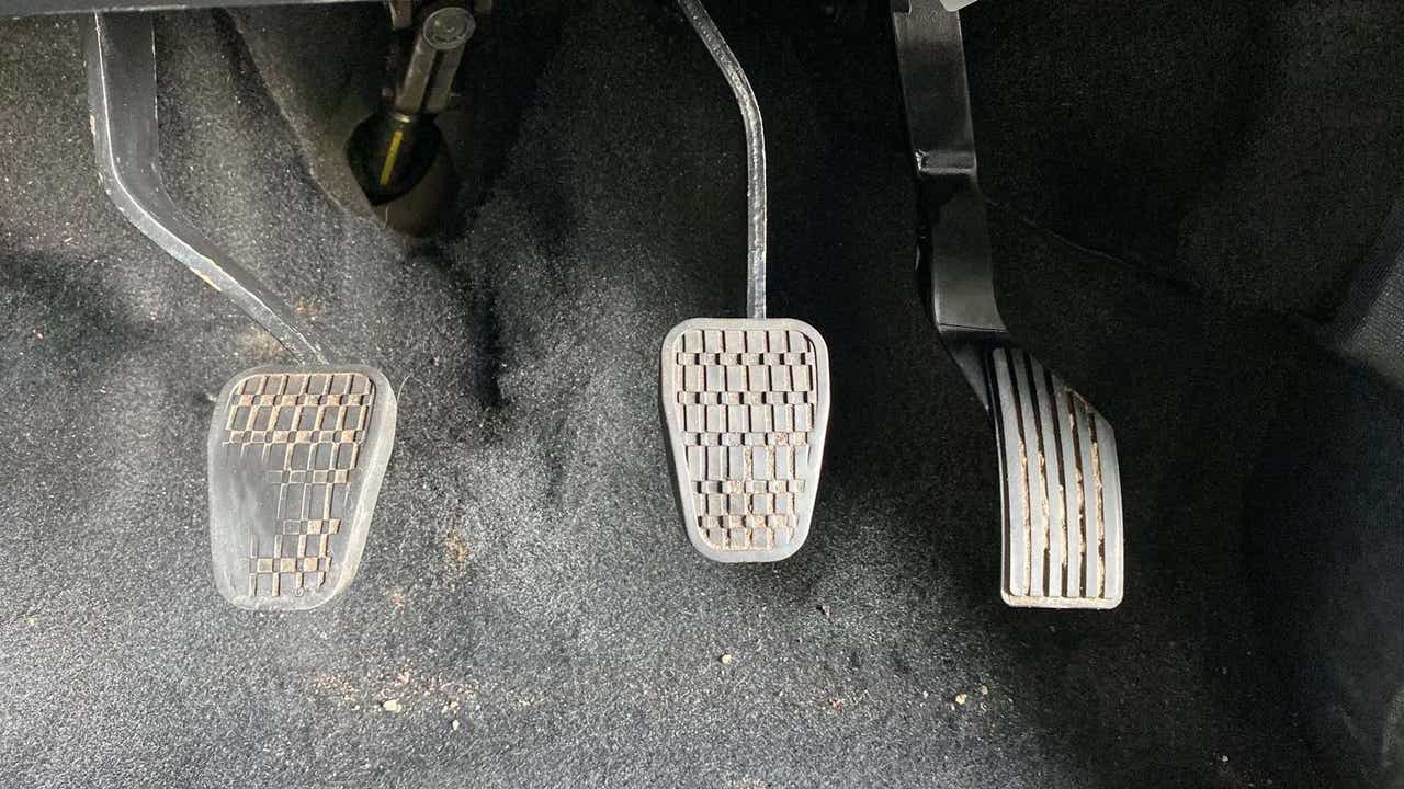 Foot pedals of a Tata Nexon 2017-2023