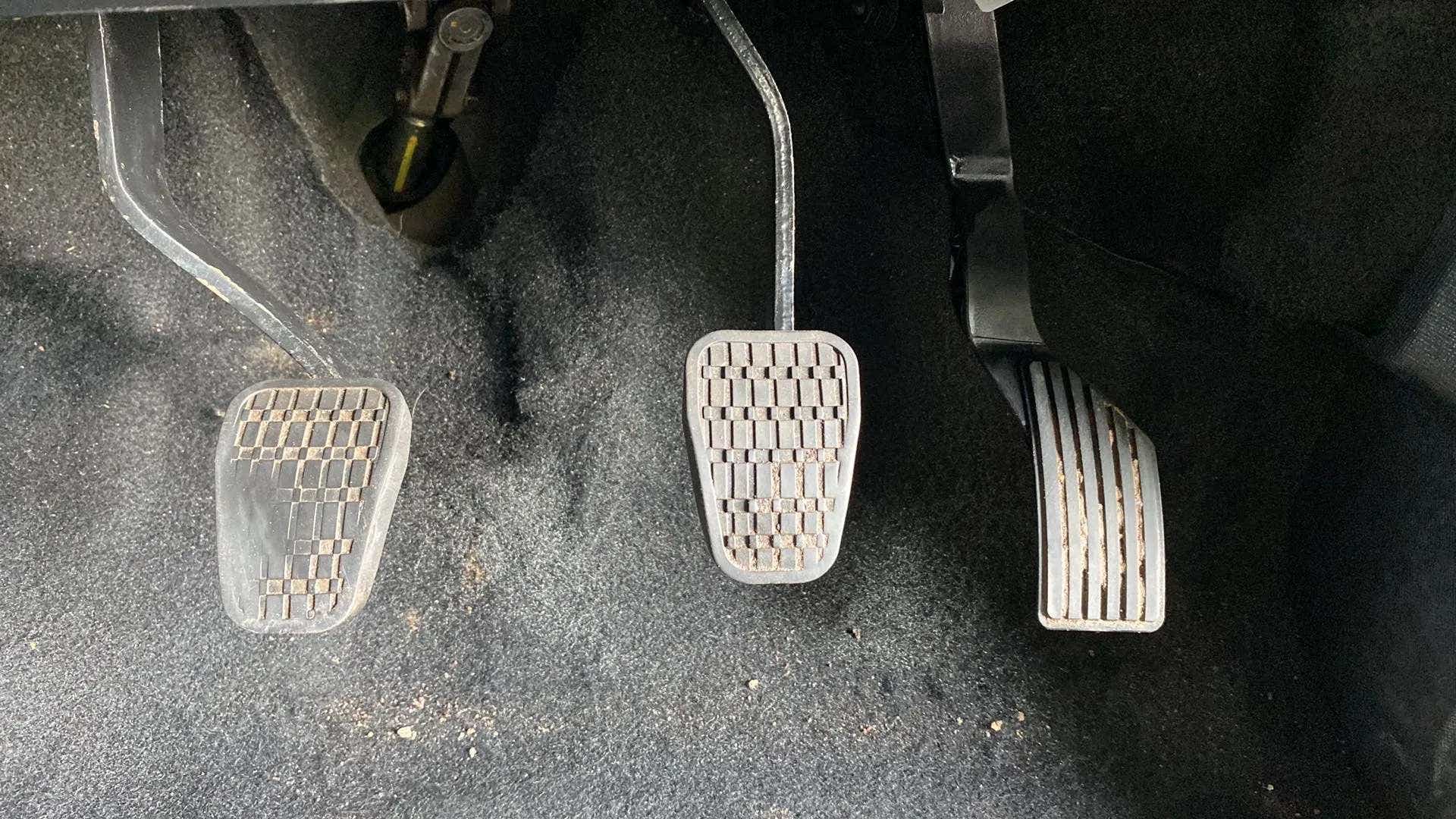 Foot pedals of a Tata Nexon 2017-2023