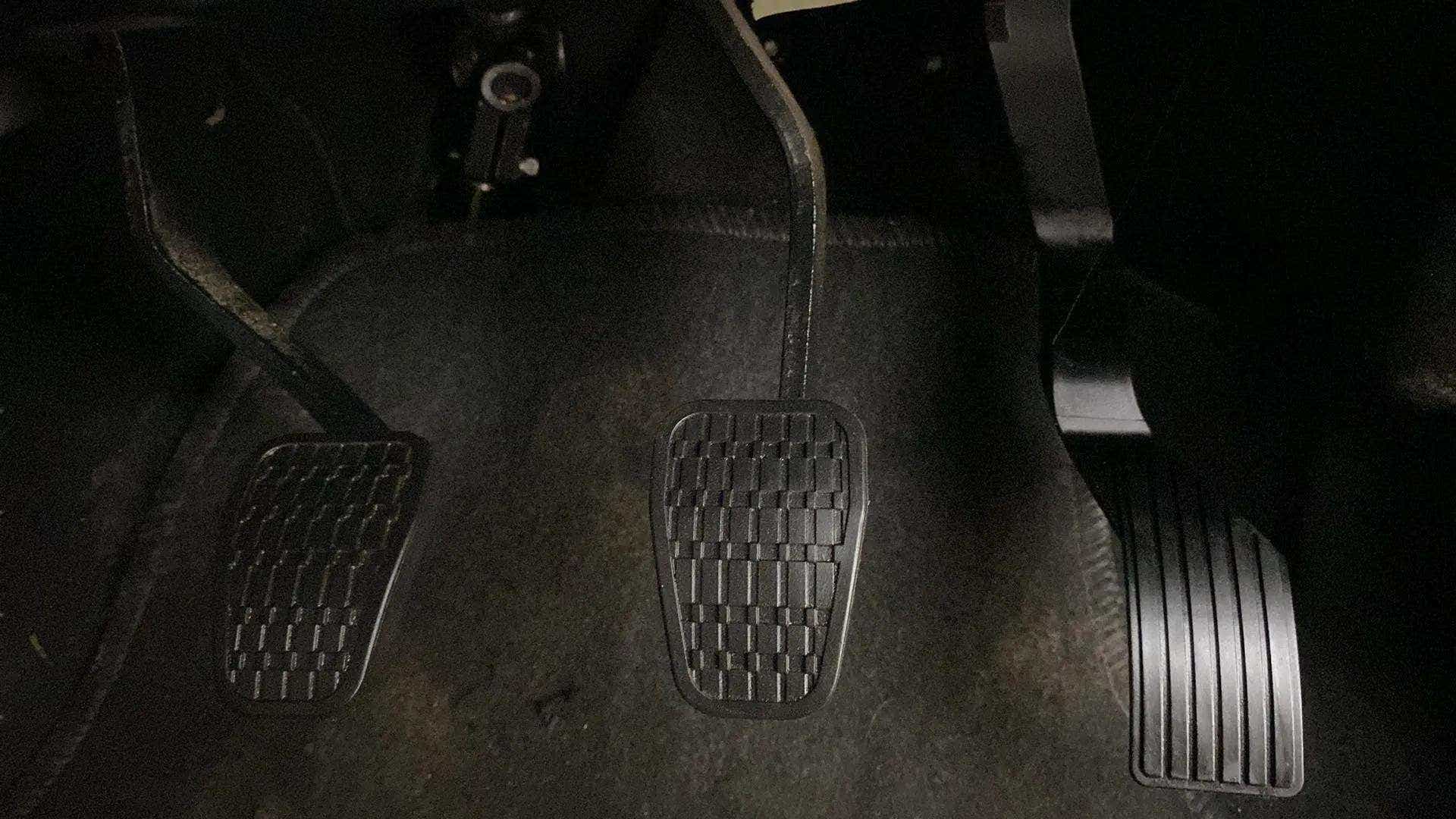 Foot pedal section of a Tata Nexon