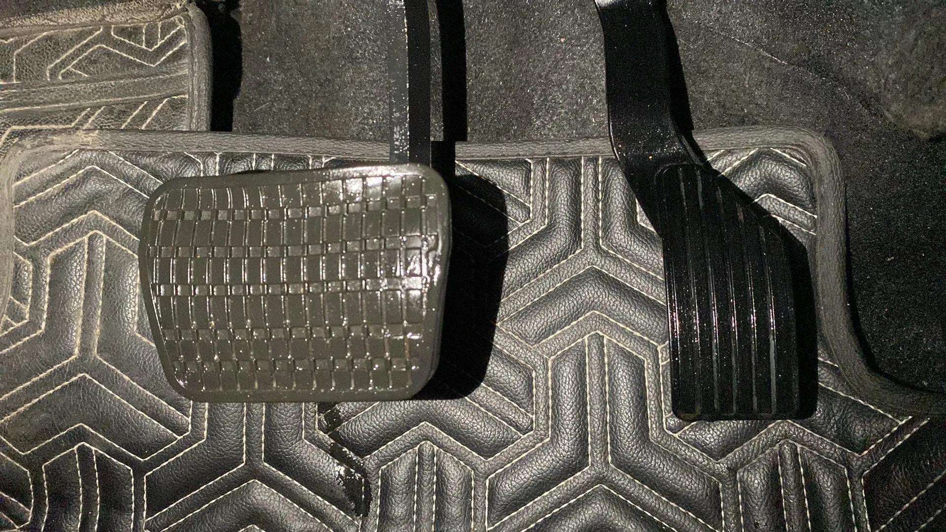 Footwell view of a Tata Nexon 2017-2023