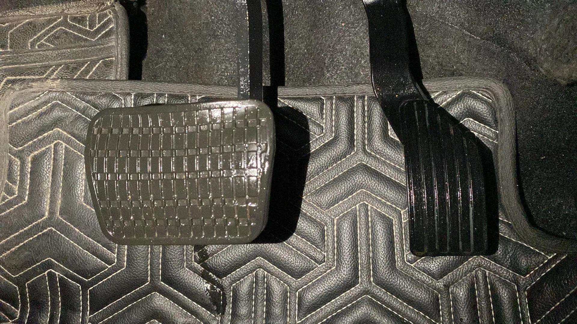 Footwell view of a Tata Nexon 2017-2023