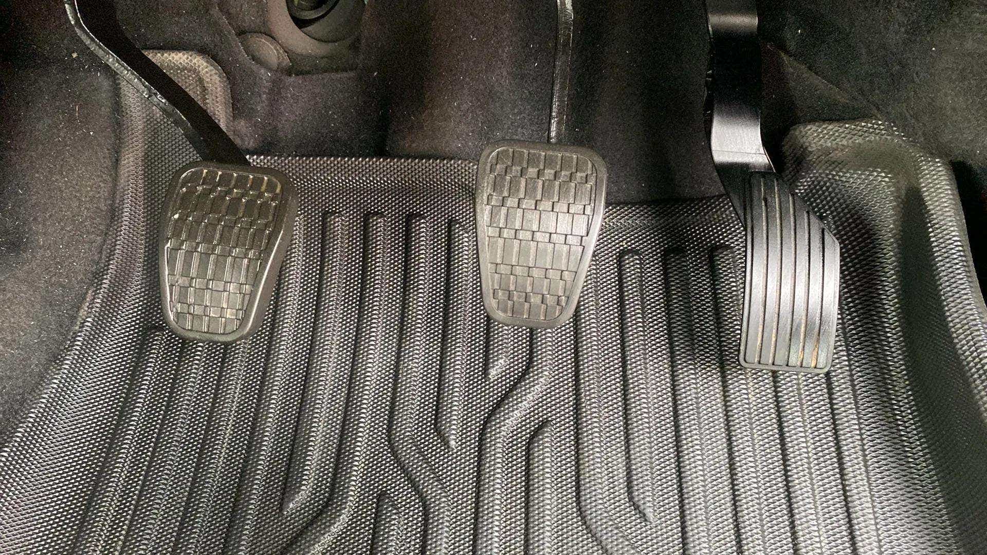Footwell pedals view of a Tata Nexon