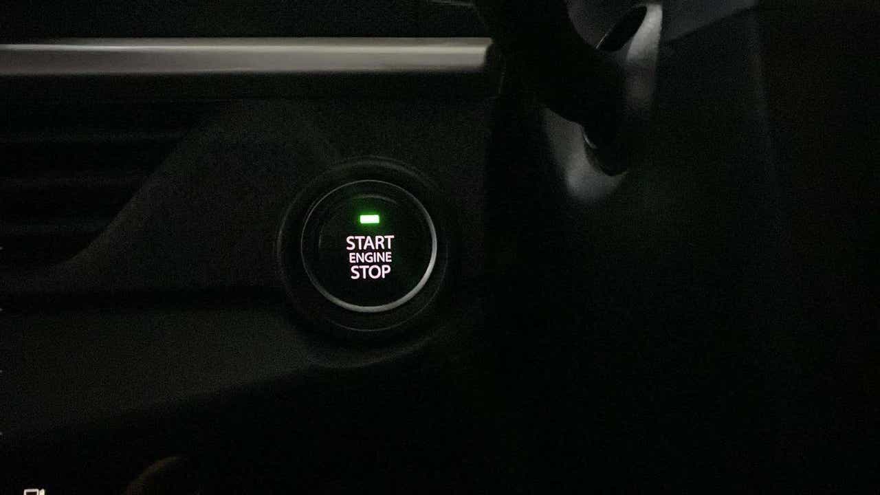 Start stop button of a Tata Nexon 2017-2023