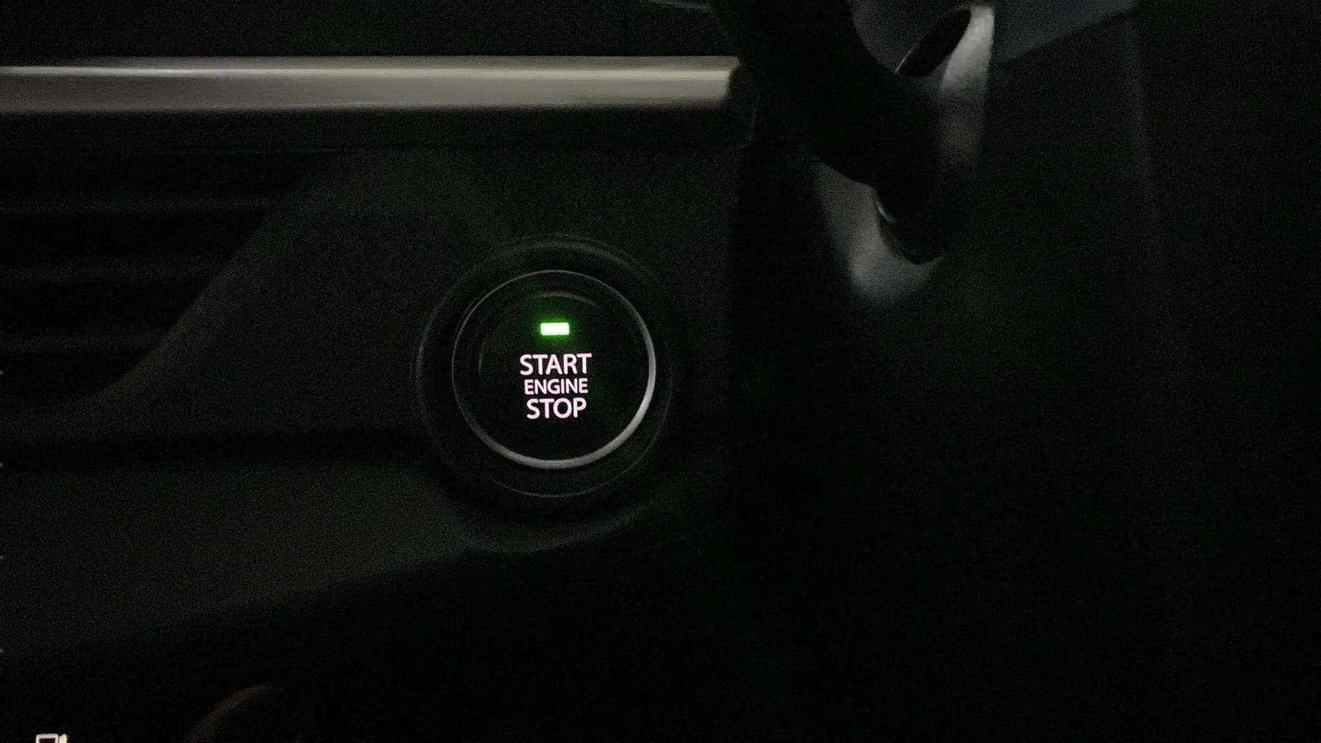 Start stop button of a Tata Nexon 2017-2023