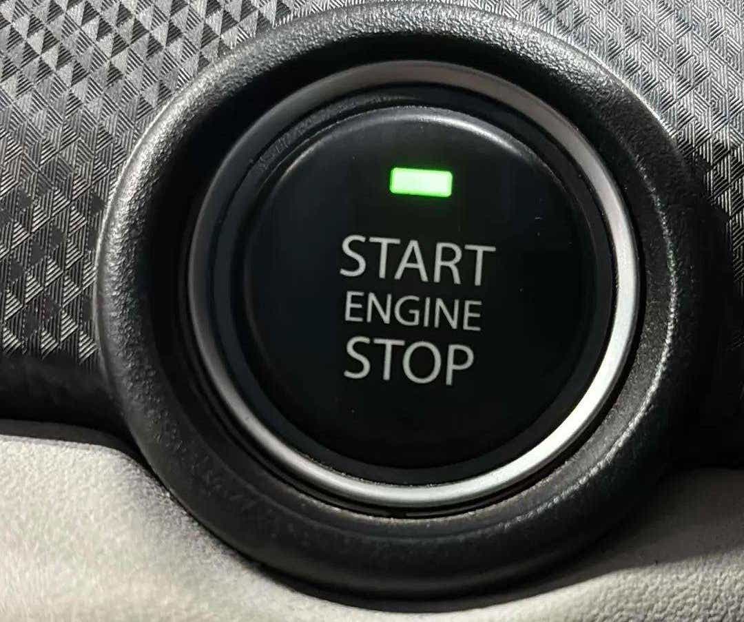 Engine start stop button of a Tata Nexon