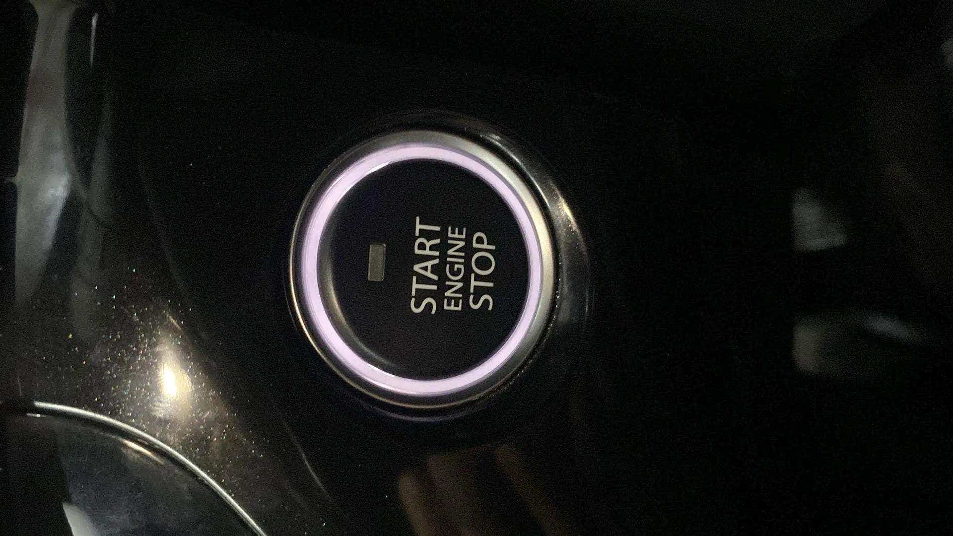 Engine start stop button of a Tata Nexon 2017-2023