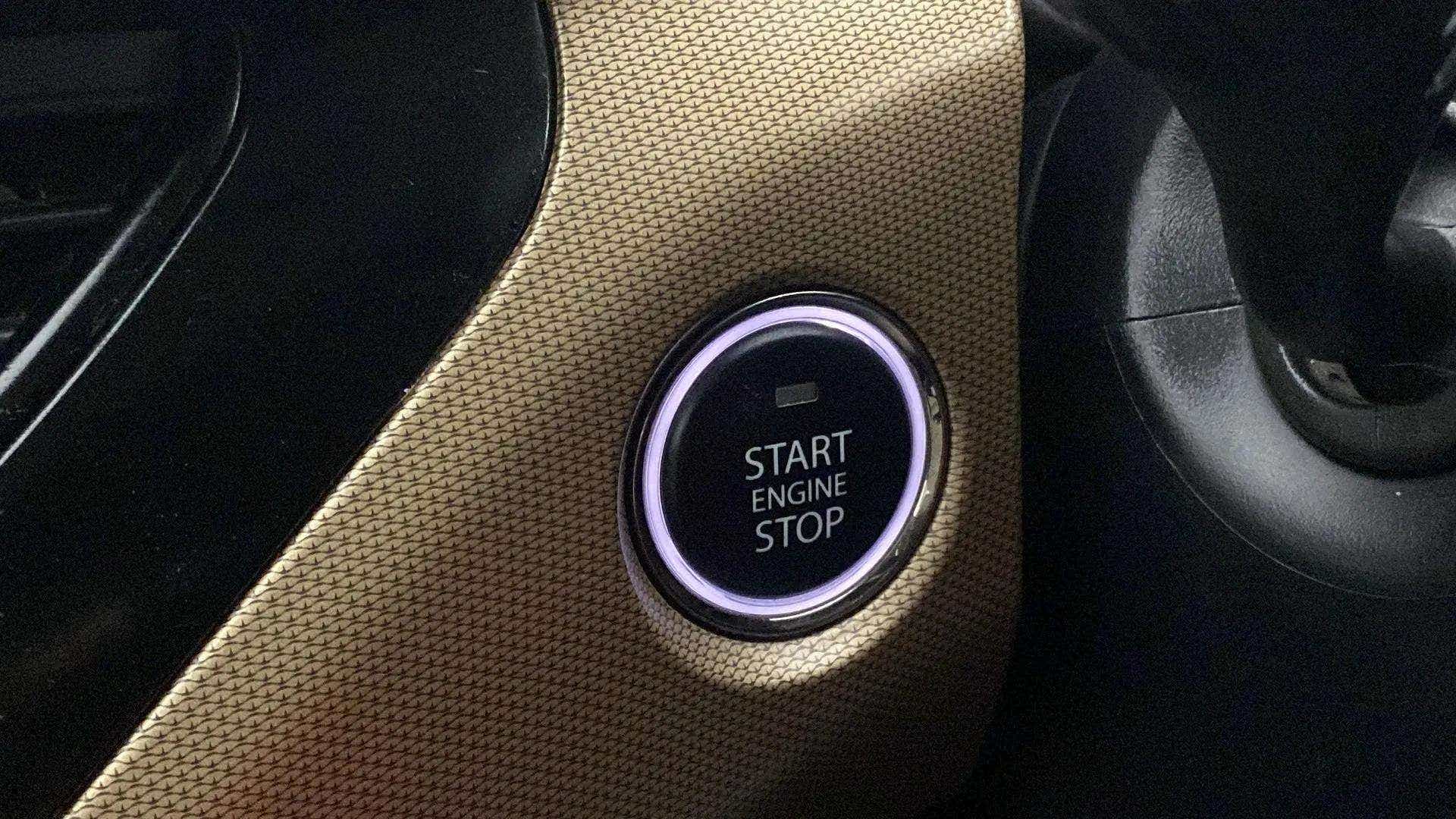 Start engine stop button of a Tata Nexon 2017-2023