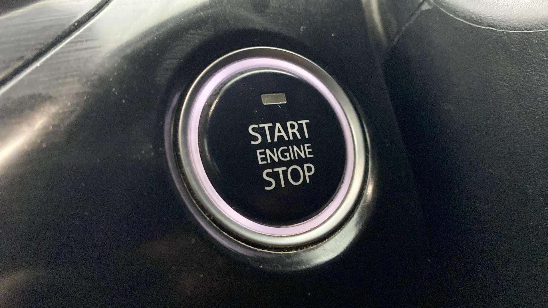 Start stop button of a Tata Nexon 2017-2023