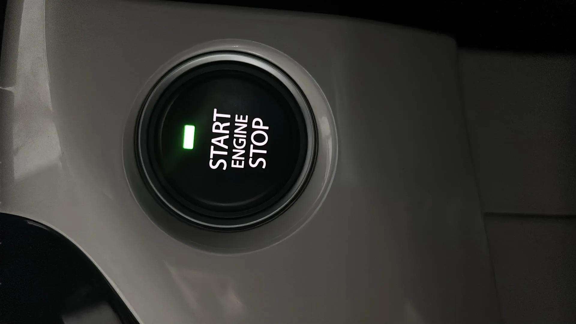 Engine start stop button of a Tata Nexon 2017-2023