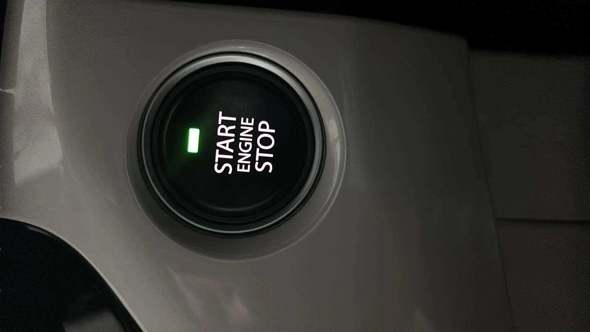 Engine start stop button of a Tata Nexon 2017-2023