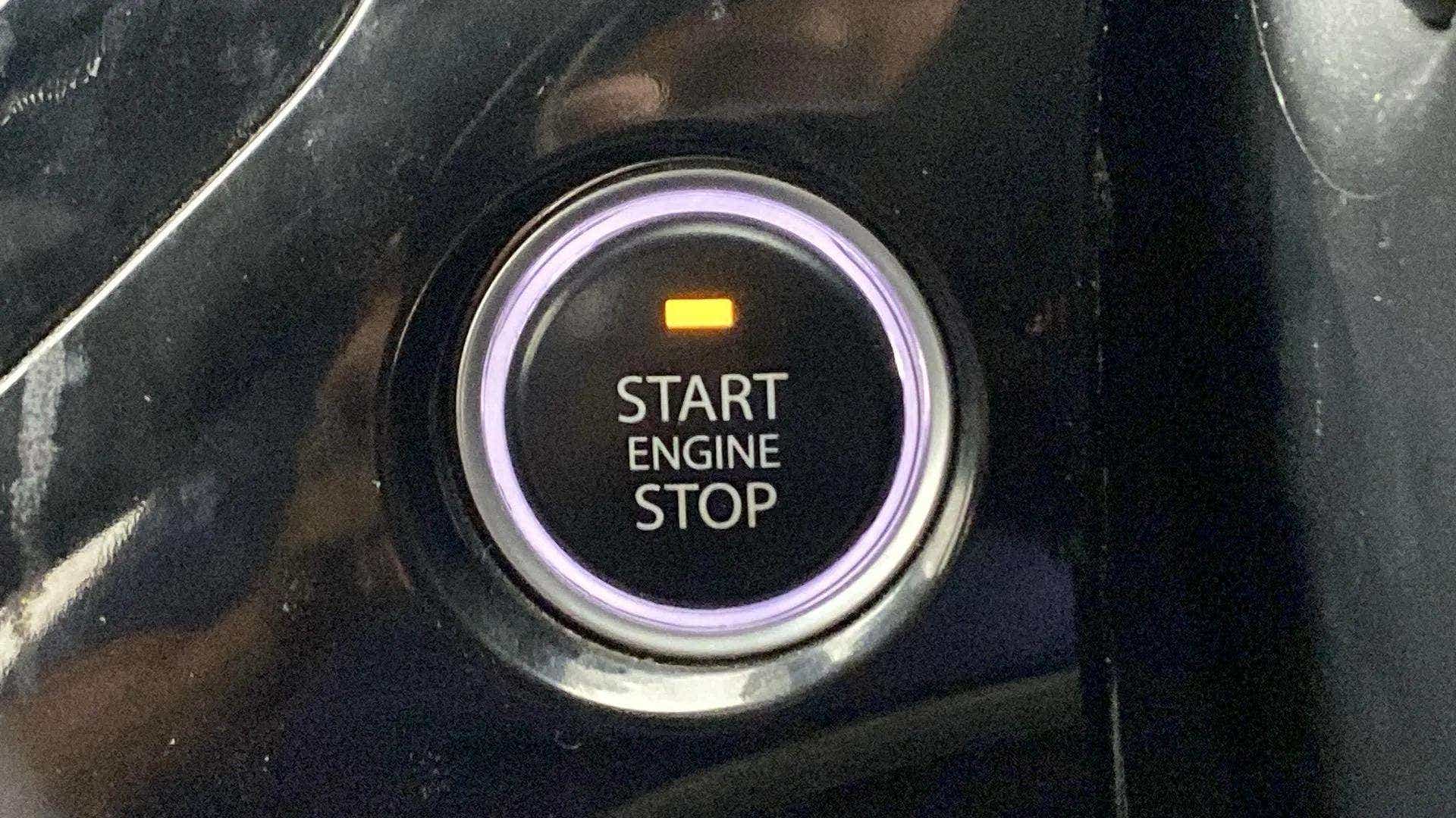 Start stop button of a Tata Nexon 2017-2023