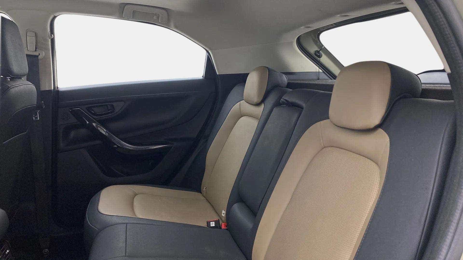 Rear seat view of a Tata Nexon 2017-2023