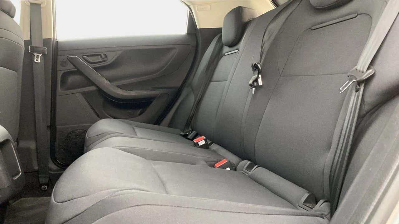 Rear seat interior of a Tata Nexon
