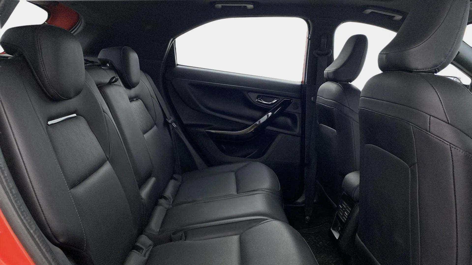 Rear seat view of a Tata Nexon 2017-2023