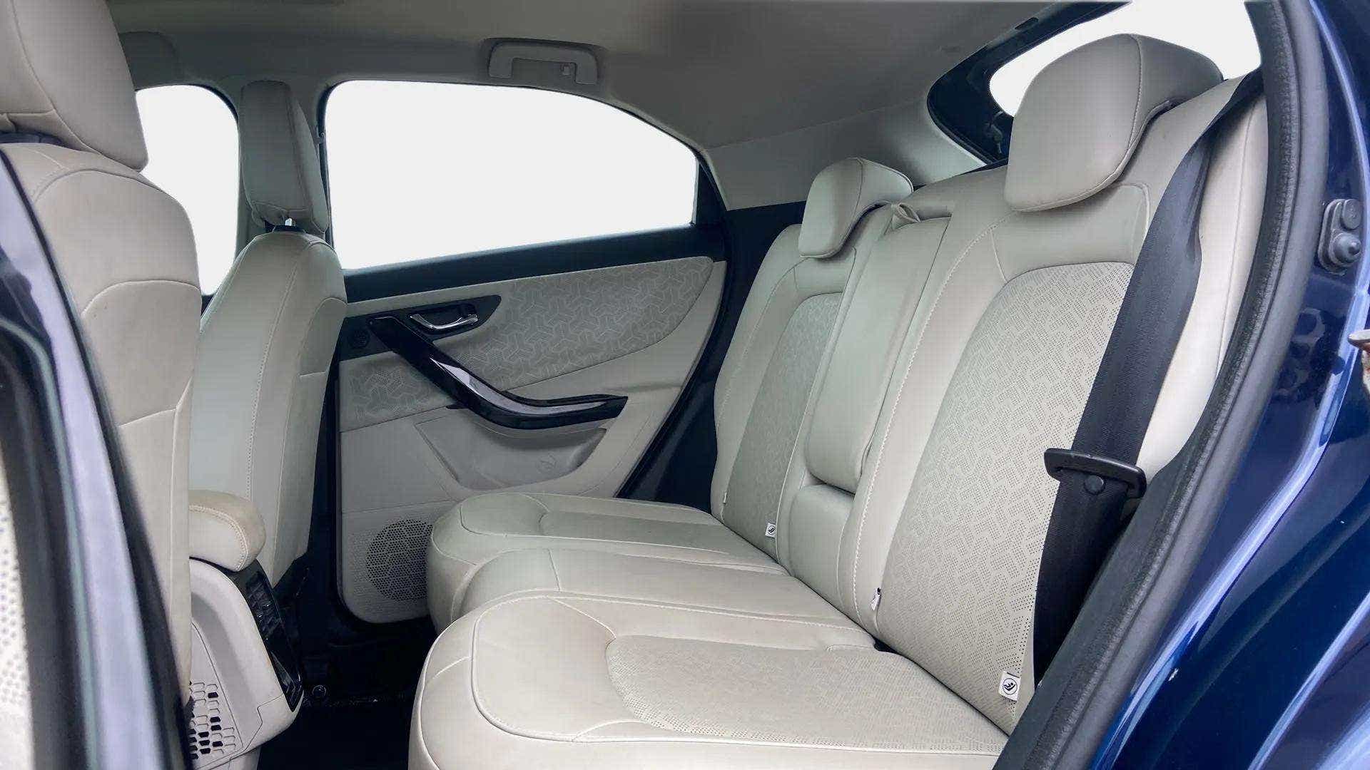 Rear seat view of a Tata Nexon 2017-2023