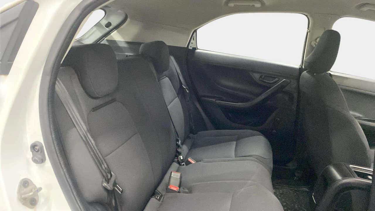 Rear seat interior of a Tata Nexon