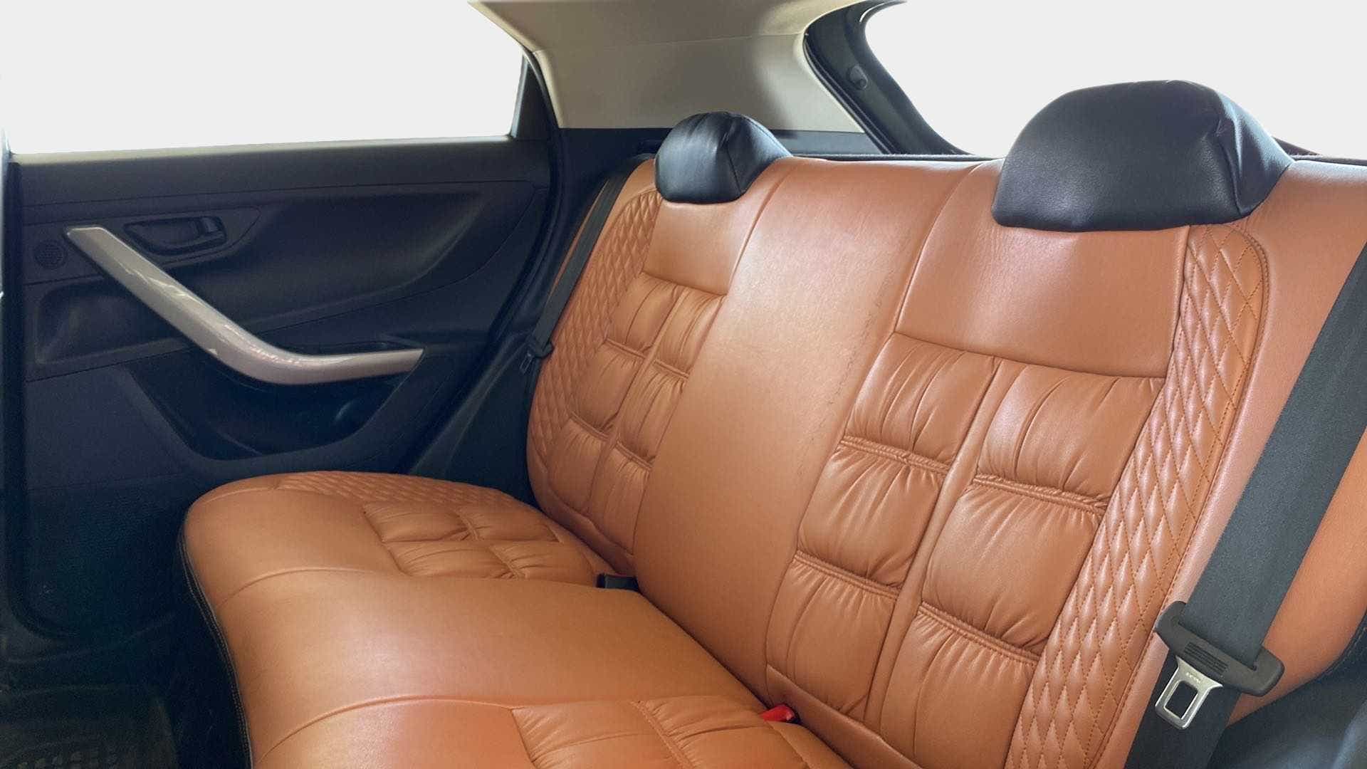 Rear seat view of a Tata Nexon 2017-2023