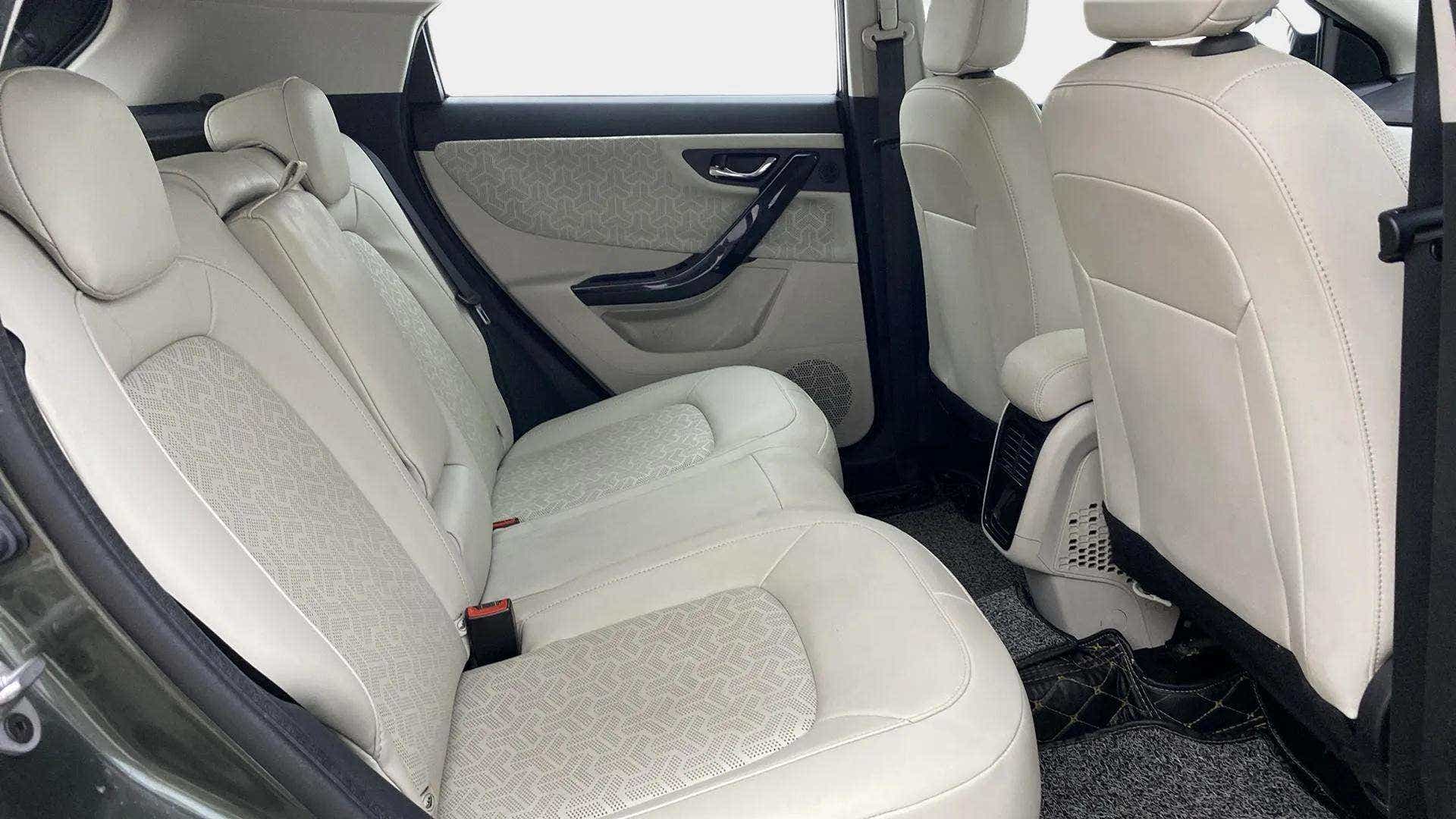 Rear seat and interior of a Tata Nexon 2017-2023