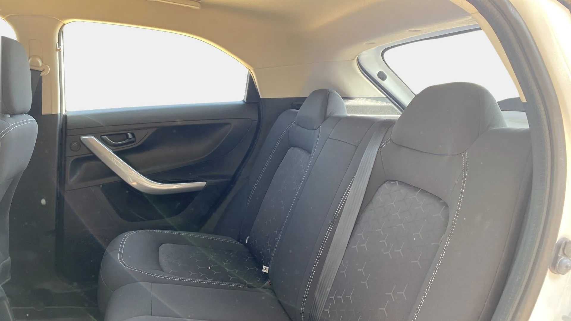 Rear seat view of a Tata Nexon 2017-2023
