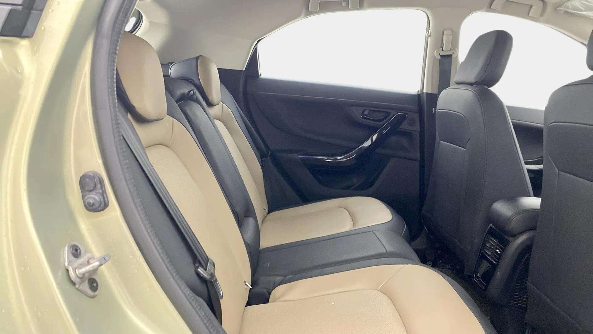 Rear seat view of a Tata Nexon 2017-2023