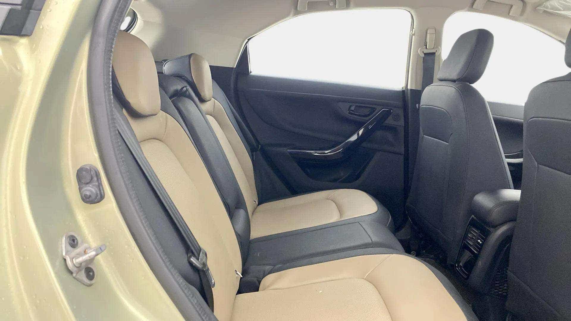 Rear seat view of a Tata Nexon 2017-2023