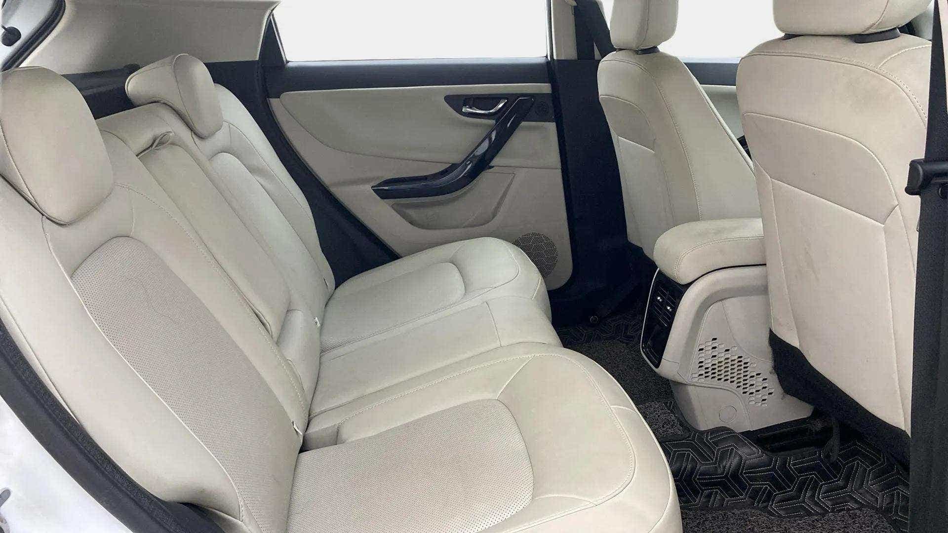 Rear seat view of a Tata Nexon 2017-2023