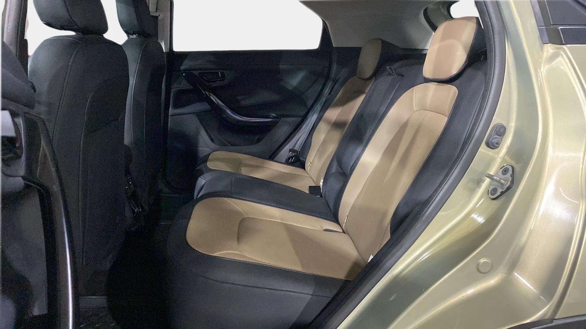Rear seat view of a Tata Nexon 2017-2023